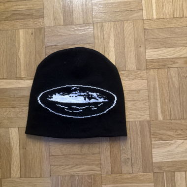 Corteiz Black Beanie