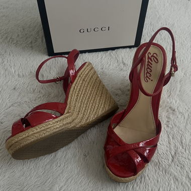 Gucci Wedges with Rope Sole