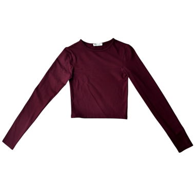 Burgundy Long-Sleeve Shirt