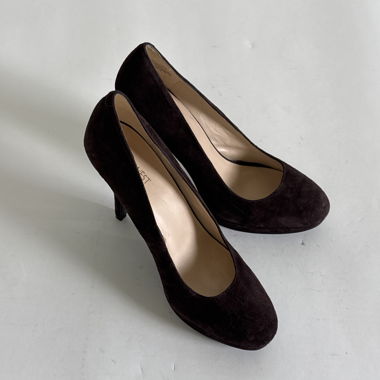 Nine West Brown Suede Pumps