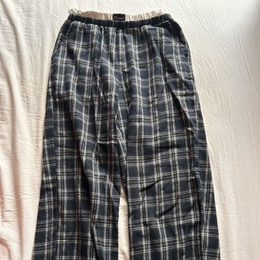Karierte Flanellhose