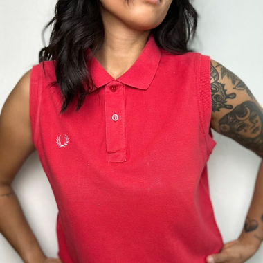Fred Perry - Ärmelloses Polo (M)