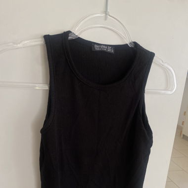 Crop Top schwarz L