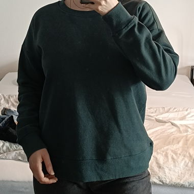 Dark green sweater