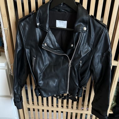 Bershka Leather-Look Jacket