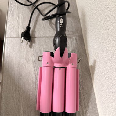 3-Barrel Hair Waver Pink