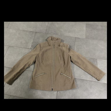 Charles Vögele Übergangsjacke Gr. 42 Beige