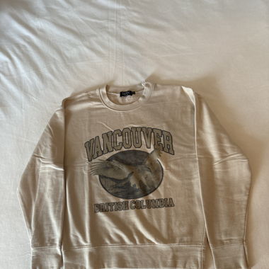 Sweatshirt beige homme Vancouver