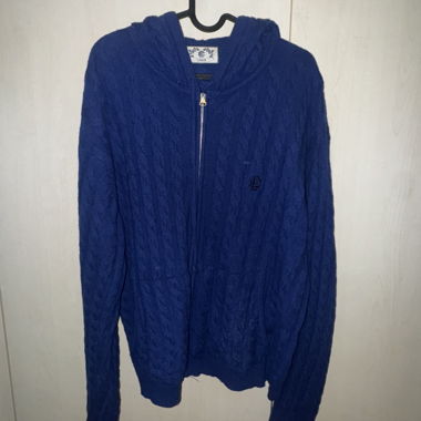 Eric Emanuel Cable Knit Zip-up