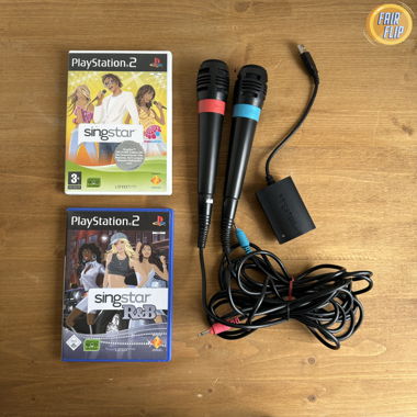 PS2 - Singstar con 2 microfoni e 2 giochi
