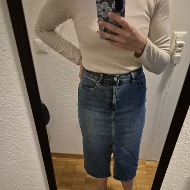 Midi - Jeansrock