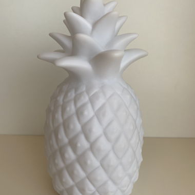 Lampe, veilleuse ananas blanche 