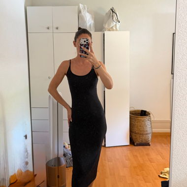 Abito nero bodycon