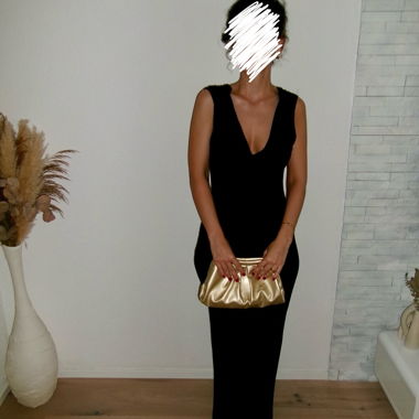 Abito maxi nero