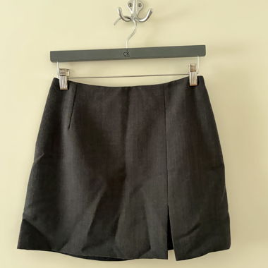 Dark Grey Mini Skirt Size M