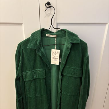 Oversized corduroy shirt