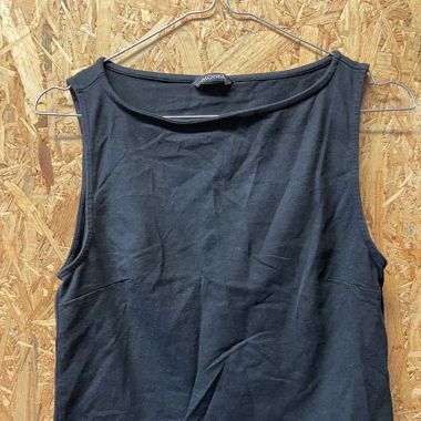 Crop Top Schwarz 