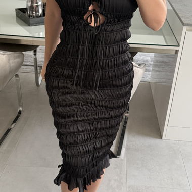 Black Strappy Dress - Oh Polly - NEW! 