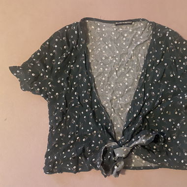 Bluse zum Binden