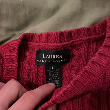 Vintage ralph lauren knit sweater