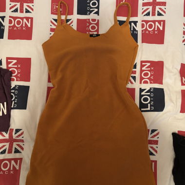 Yellow mustard dress