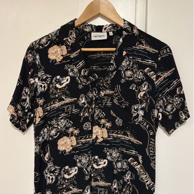Camicia Maniche Corte Carhartt WIP Aruba Shirt S