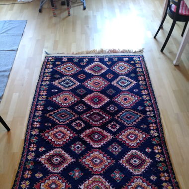 VINTAGE WOLLTEPPICH AUS MAROKKO