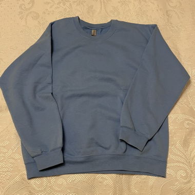 Gildan Sweater blau