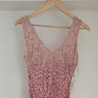 Robe de soirée pailletée