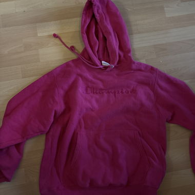 Sweat à capuche Champion rouge/rose/M