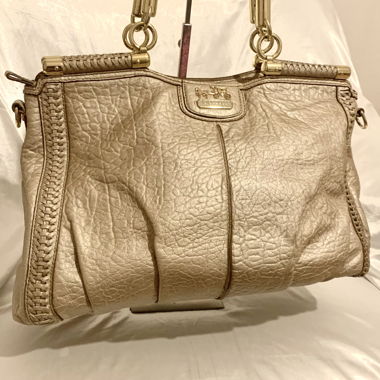 Coach Ledertasche mit Schulterriemen