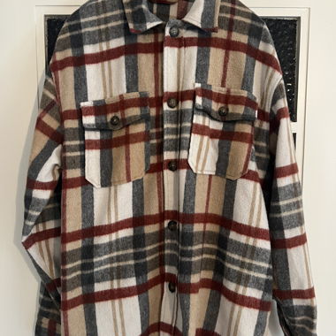 Zara Checked Overshirt Jacket