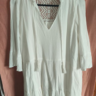 Abito in pizzo AMISU bianco EU 38
