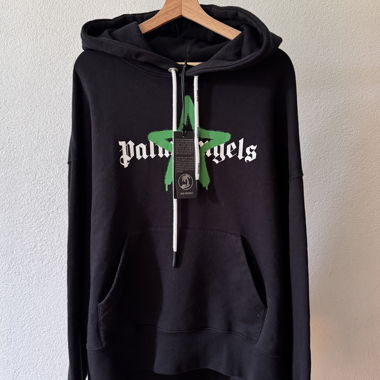 Palm Angels Hoodie Star Sprayed