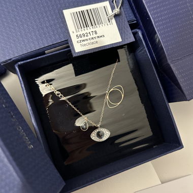 Swarovski Necklace Evil EYE rosegold
