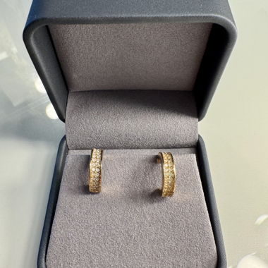 Orecchini a clip dorati Christian Dior