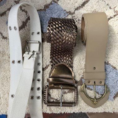 Set of 3 y2k Belts