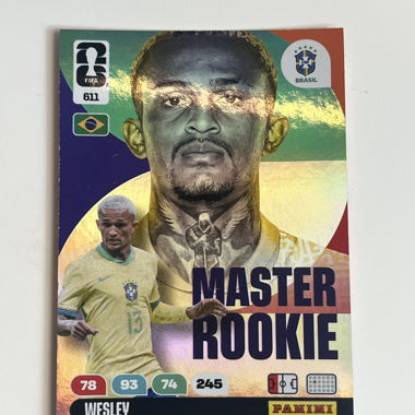 Panini Fussballkarte Wesley