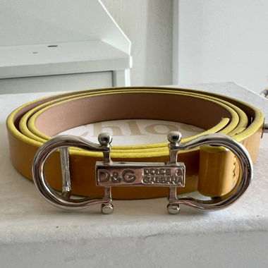 Dolce & Gabbana Yellow Belt