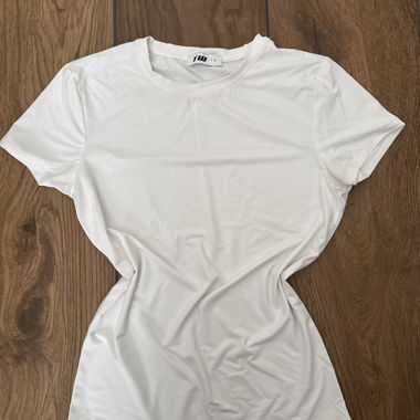 T-shirt bianco aderente Tally Weijl