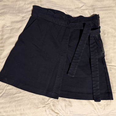Black Wrap Skirt