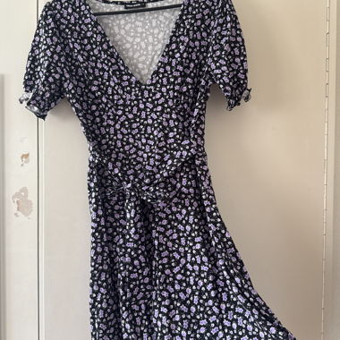 Floral Wrap Dress