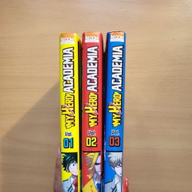 Manga - Mha volumes 1 - 3