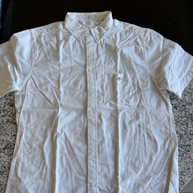 Chemise blanche manches courtes