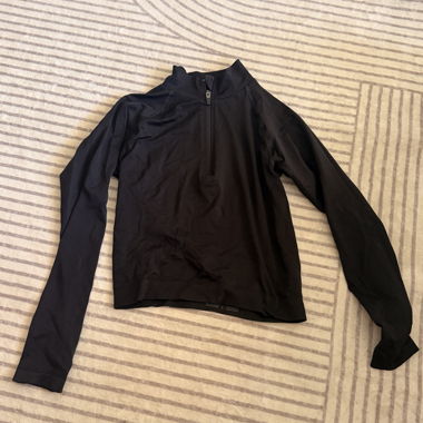 Schwarzes Sport-Longsleeve