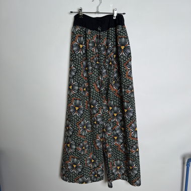 Floral Wide-Leg Pants