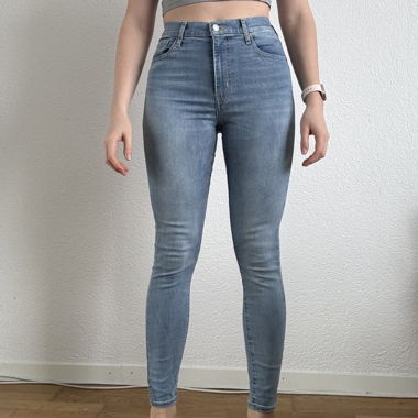 Levi’s mile high super skinny jeans 