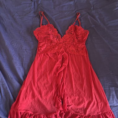 Red Lace Nightdress