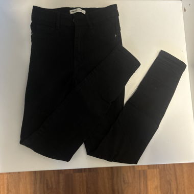Jeans taille haute Gina Tricot « Molly » noir Gr. S