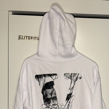 Pop Smoke Vlone Faith Hoodie White